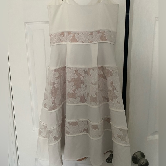 White A-line dress, Adelyn Rae - Picture 2 of 5